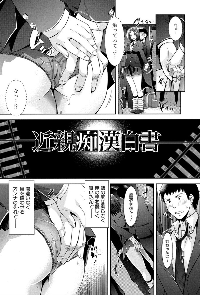 無料エロ漫画 【痴漢エロ漫画】間違ったとはいえ実の妹に痴漢働くとか…マジで人生オワタwww【近親痴漢白書／沢尻メロウ】 FANZA