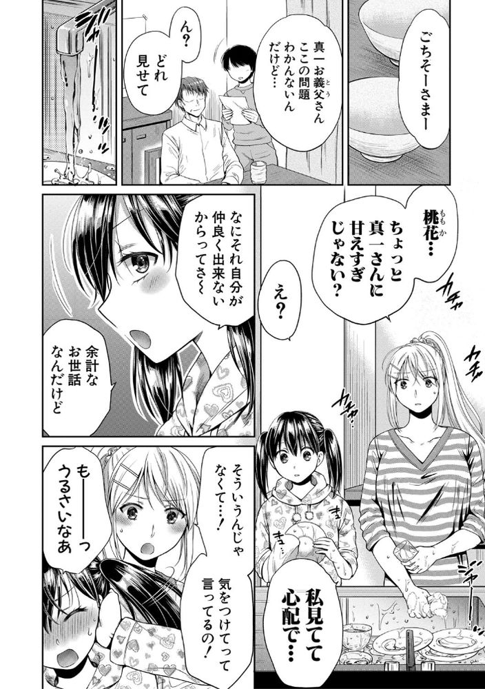 無料エロ漫画 【義理の娘レイプエロ漫画】再婚相手の連れ子姉妹との関係！姉はレイプして妹とはいちゃラブ…そんな最低クズ父の話【偽物家族／ハルサワ】 FANZA