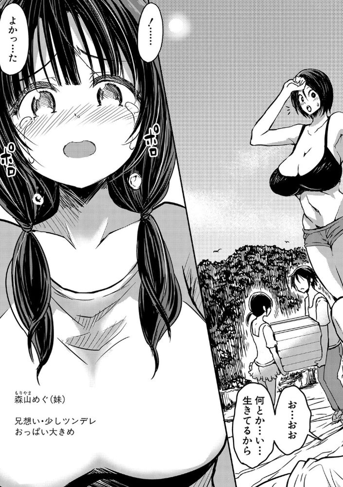 無料エロ漫画 【爆乳ハーレムエロ漫画】メンバー全員爆乳さんと無人島に漂流…こんな刺激的なカラダした人たちと生活したら我慢できないよなｗｗｗ【通常セックス がゴム無しで24時間生ハメ放題の家族達／ぶーちゃん】 FANZA