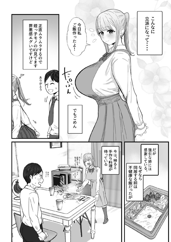 無料エロ漫画 【姪っ子いちゃラブエロ漫画】爆乳過ぎる姪っ子に甘やかされて射精したい願望が姪っ子にバレて…人生終了ｗｗｗ？【同居してる爆乳姪っ子JKは甘やかセックスで社畜リーマンを姪いっぱい癒してくれる／バケツプリン】 FANZA