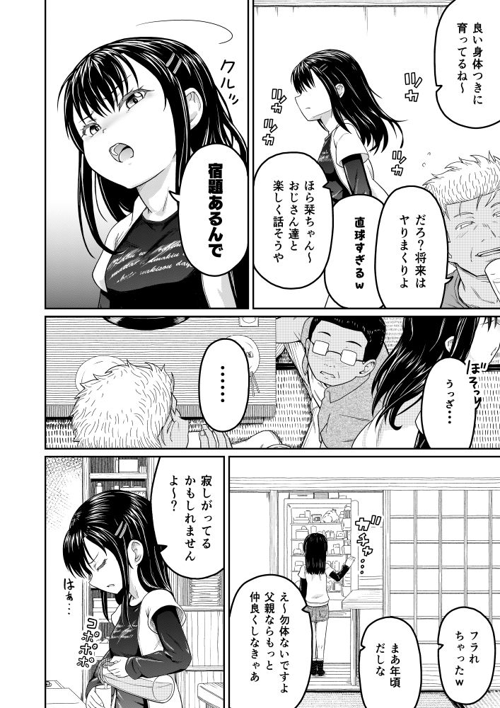 無料エロ漫画 【ロリ輪姦エロ漫画】泥酔したオヤジ達が年頃の娘に襲い掛かり輪姦パーティー【コイツらホントに最低です！！／まる巳亭】 FANZA