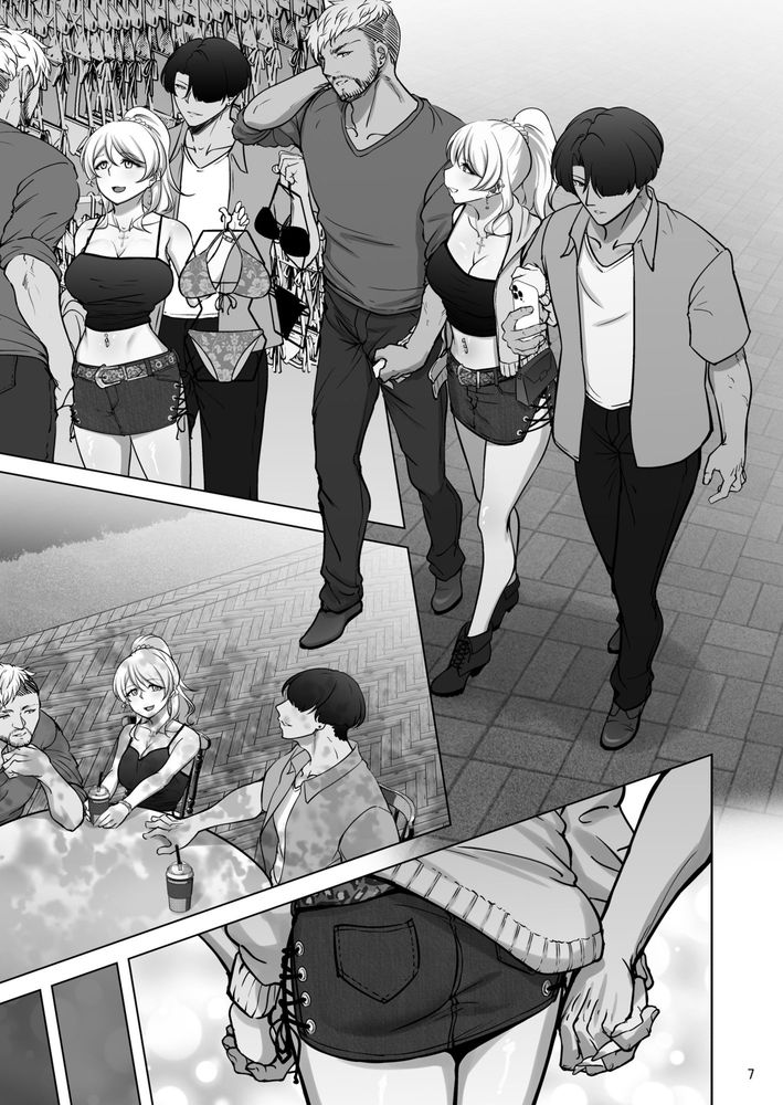 無料エロ漫画 【ラブライブエロ漫画】男二人に挟まれて求められて…そんな状況にゾクゾクしちゃう【絵里と希の情事録3／蕎麦部】 FANZA
