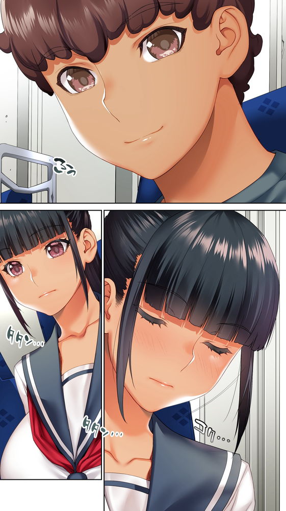 無料エロ漫画 【JK催眠エロ漫画】可愛いJKを催眠して俺好みにアナル開発！さらには野外で見せつけセックスｗｗｗ【褐色肌版 委員長の催眠海水浴／STUDIOふあん】 FANZA