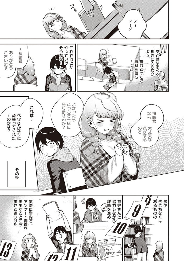 無料エロ漫画 【JDいちゃラブエロ漫画】男性恐怖症の美少女と「若者のセックス離れ」をテーマに話すはずが…？？【僕らは〇〇離れができない／ヘリを】 FANZA