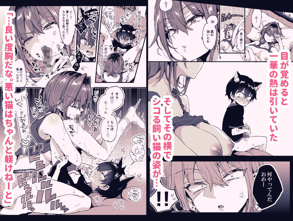 無料エロ漫画 【ケモショタエロ漫画】甲斐甲斐しくて可愛いケモ耳ショタに発情したお姉さんがちょっと激し目に逆レイプ！？？【ちょっと怖いおねーさんに飼ってもらう事になりました。2／紺色ドロップス】 FANZA