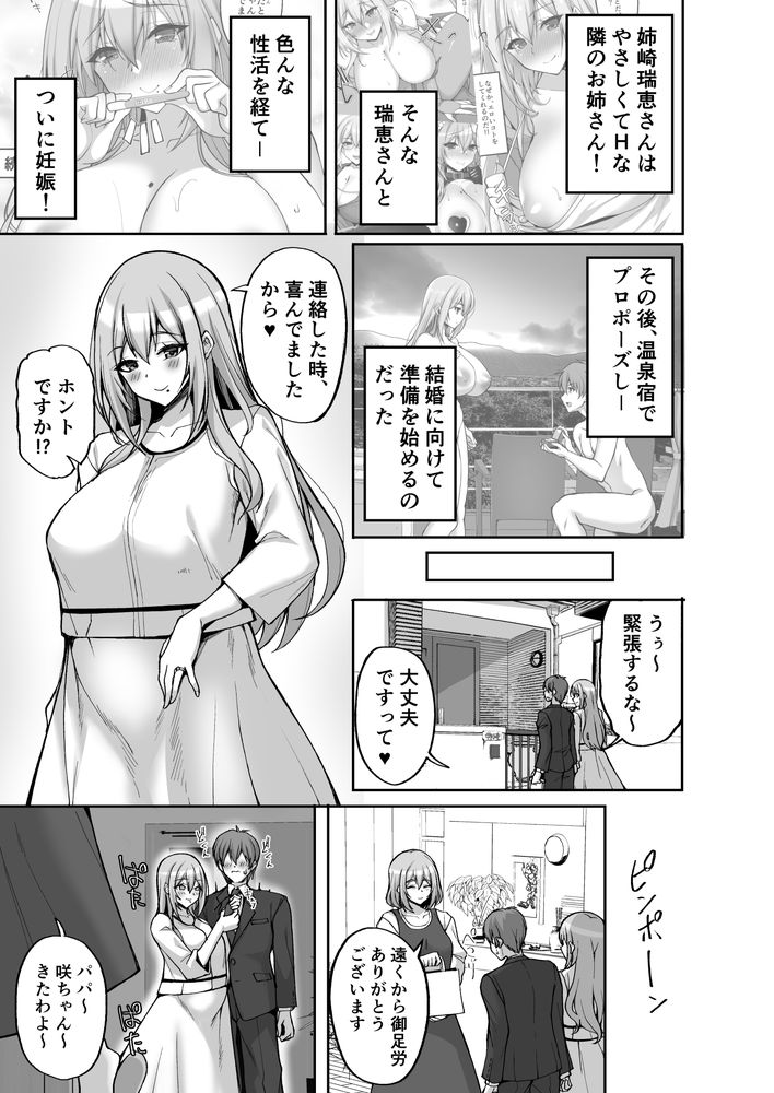 無料エロ漫画 【ポリネシアンセックスエロ漫画】妊娠してボテ腹になった奥さんとポリネシアンセックスからのアナルセックスで大盛り上がりｗｗｗ【Hなお姉さんは、好きですか？6／らぼまじ！】 FANZA