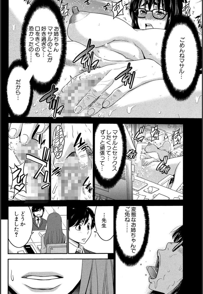 無料エロ漫画 【憑依エロ漫画】天才は時にバカと狂気で出来ているんじゃないかと…ブラコン姉ちゃんが弟とセックスするために憑依マシーン開発とか正気の沙汰じゃねぇｗ【姉憑き／守矢ギア】 FANZA