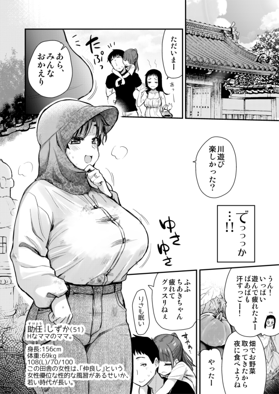 無料エロ漫画 【親族ハーレムエロ漫画】親戚同士で性処理するのが普通な田舎では叔母さんも従妹ともセックスし放題ハーレム状態でｗｗｗ【Hな風習がある田舎の親戚が、全員スケベすぎる話。2／真・聖堂☆本舗】 FANZA