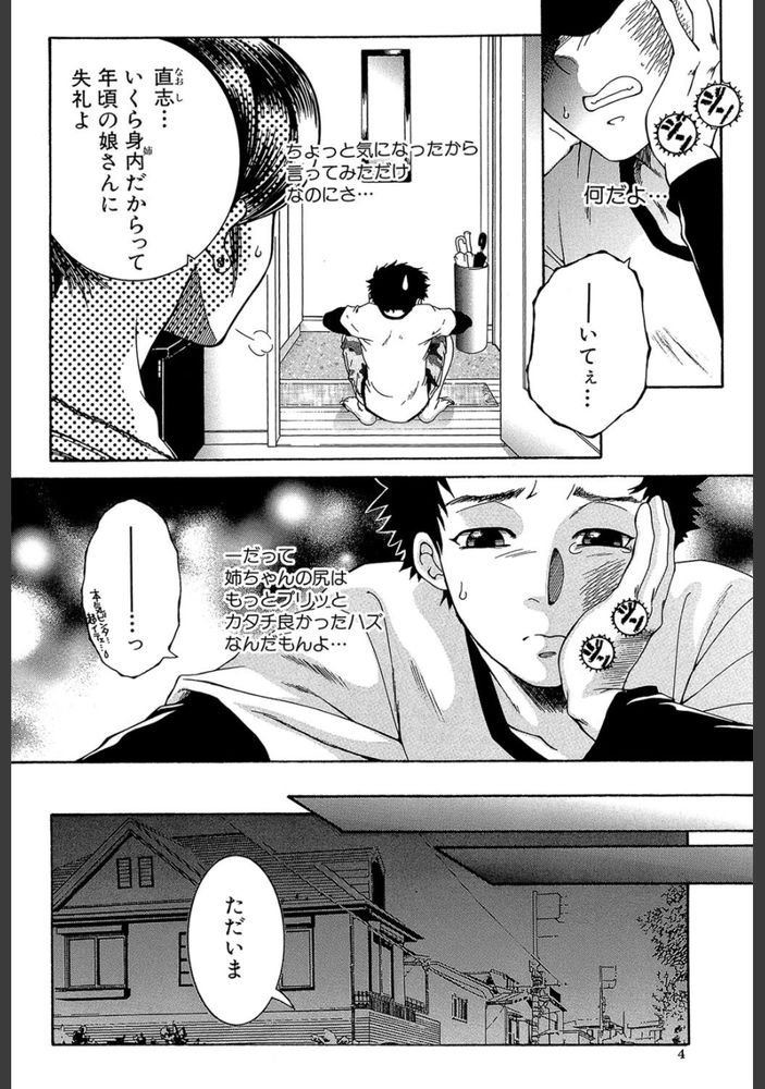 無料エロ漫画 【近親相姦エロ漫画】美尻の姉に欲情した弟がスパッツ姿の姉に勃起したら…？【あねむち／安原司】 FANZA