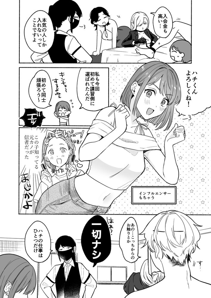 無料エロ漫画 【メス堕ちエロ漫画】S女向け風俗のちんぽバーで研修を受けた俺は徹底的に前立腺を責められてメス堕ちする【ち●ぽバー／散る国】 FANZA