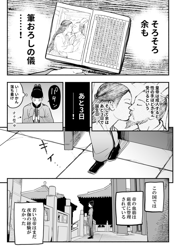 無料エロ漫画 【房中術エロ漫画】皇帝に房中術を指導するためにクール宮女が筆おろし子作り指導開始【皇帝の指南役／さくらんぼ農園】 FANZA